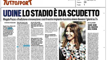 L'ESEMPIO DACIA ARENA SU TUTTOSPORT
